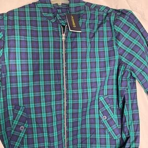 Piombo Teal and Navy Plaid Fabric